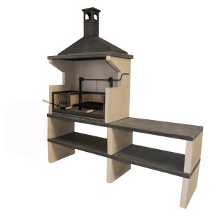 Barbacoa Argentina de piedra artificial REF AR004 solo el cuerpo de la barbacoa